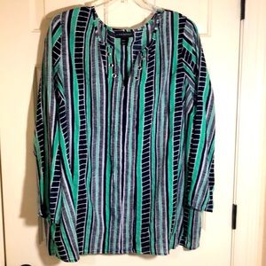 Lane Bryant long sleeve blouse size 26/28